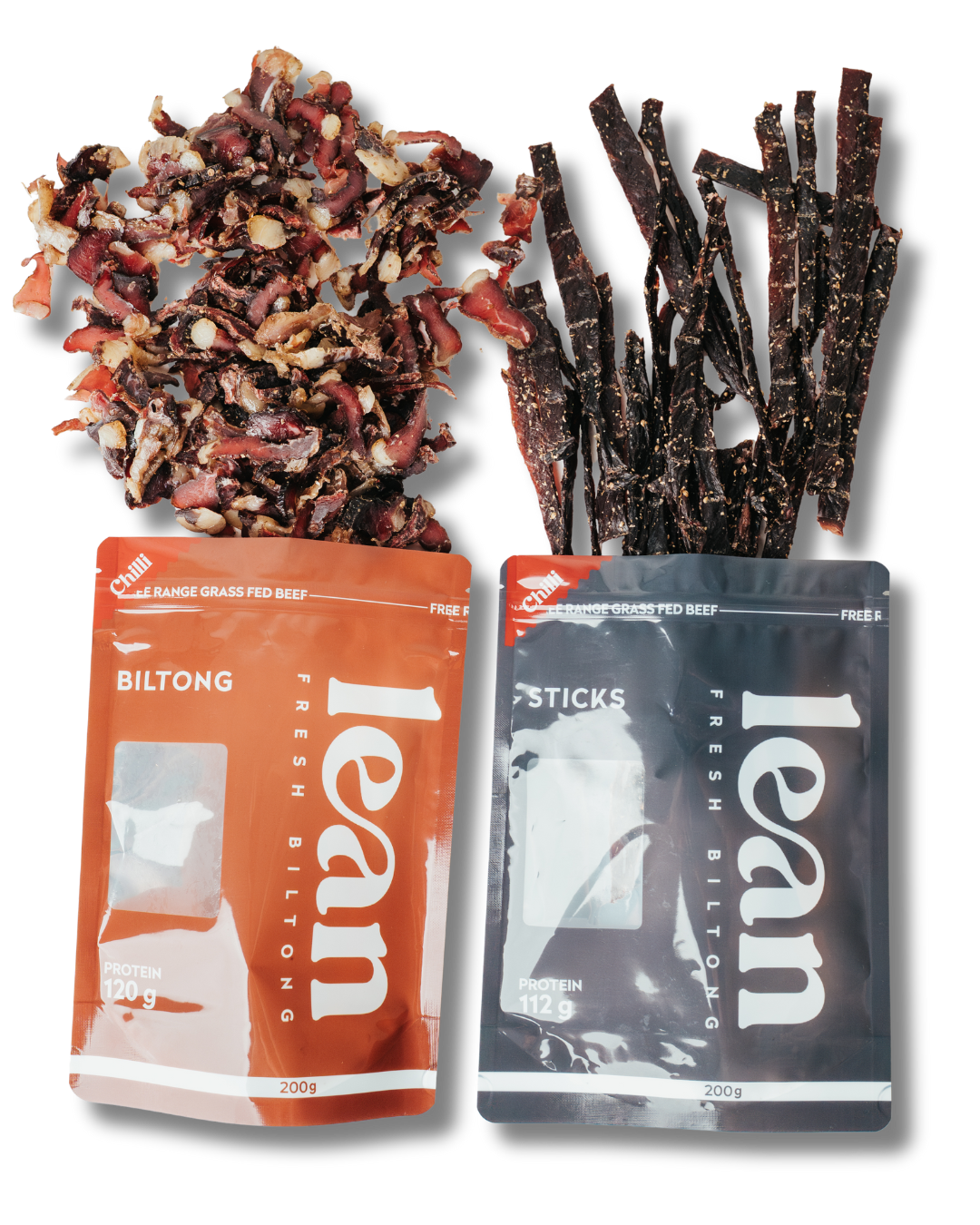 Chilli Biltong + Chilli Sticks Bundle